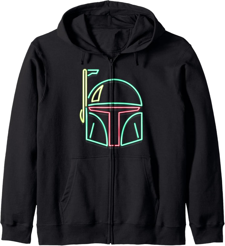 Star Wars Boba Fett Neon Light Helmet Kapuzenjacke