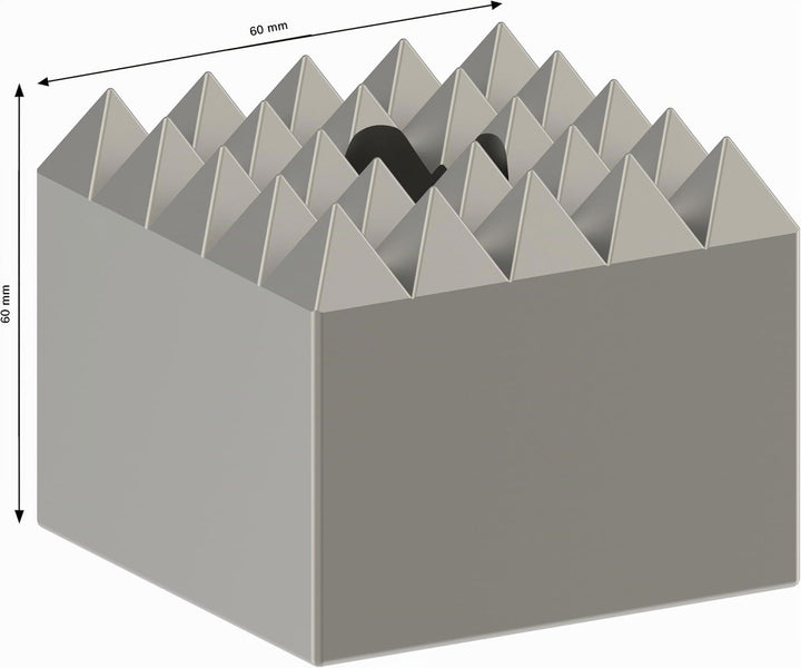 Bosch Professional Stockerplatte (60 x 60 mm, 5 x 5 Zähne), 5 X 5 Zähne