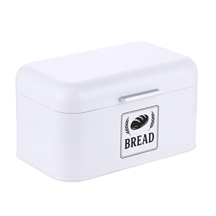 Relaxdays Brotkasten, Brotbox mit Deckel & Griff, HBT: 16,5x30x19 cm, Brot aufbewahren, Brotkiste Re