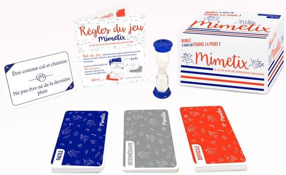 Mimetix – Die Nummer 1 für Pantomime – Gesellschaftsspiel – 500 Karten