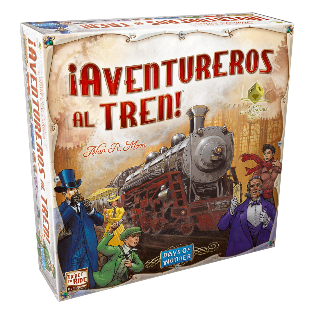 Edge Entertainment – Abenteurer den Zug., Nordamerika (edgdw7201) - Spanische Sprache ¡Aventureros a
