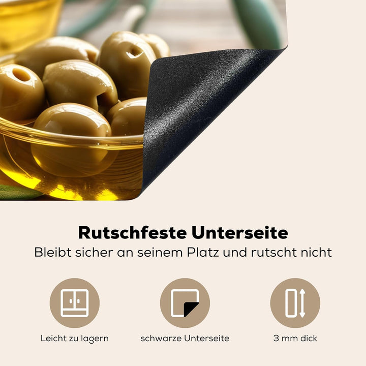 Herdabdeckplatte Einteilig Ceranfeld Abdeckplatte für Induktionsschutz Ceranfeldabdeckung Vinyl Herd