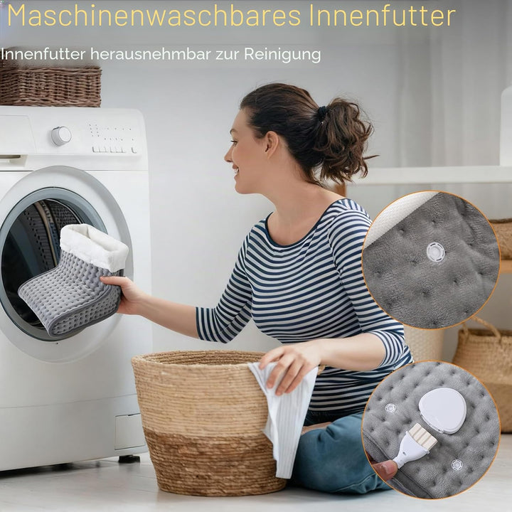 OBEST Elektrisch beheizter Fusswärmer, Fusswärmer für Männer und Frauen, Elektrisch Wärmer für die F