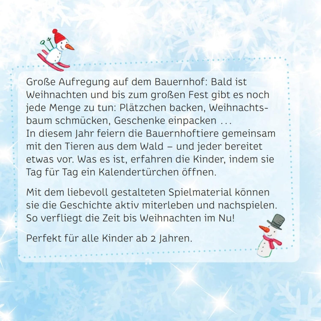 HABA 304902 - Mein erster Adventskalender Bauernhof, für Kinder ab 2 Jahren, Bauernhof