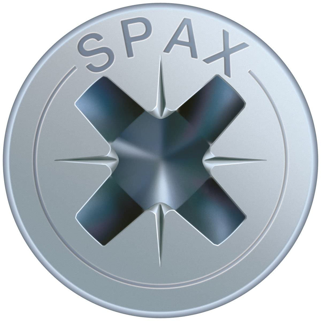 SPAX Universalschraube, 5,0 x 60 mm, 500 Stück, Kreuzschlitz Z2, Senkkopf, Vollgewinde, 4CUT, WIROX