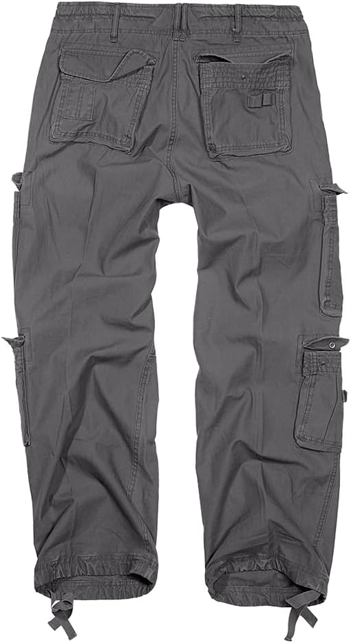 Brandit Herren Pure Vintage Pants Hose, S Charocal Grey