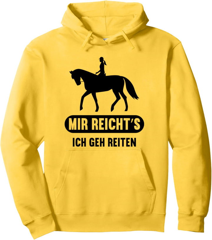 Mir reichts ich geh jetzt Reiten Shirt Pferde Geschenk Pullover Hoodie