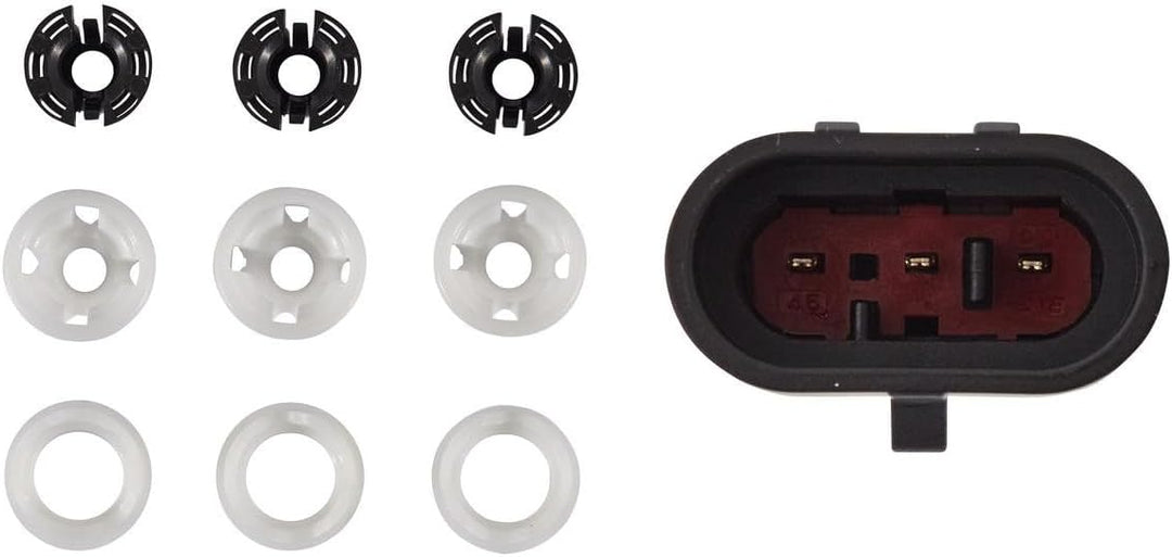 HELLA - LED/DE-Hauptscheinwerfer - 90mm Performance Bi-LED L70 - 24/12V - rund - Einbau - Lichtschei