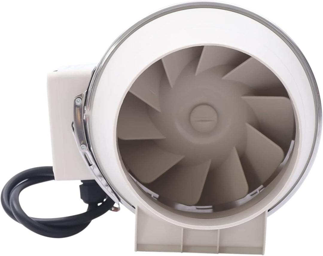Rohrventilator Rohrlüfter, 40W 220V Abluftventilator, 5 Inch 34 dB Kanal Radialventilator für Keller