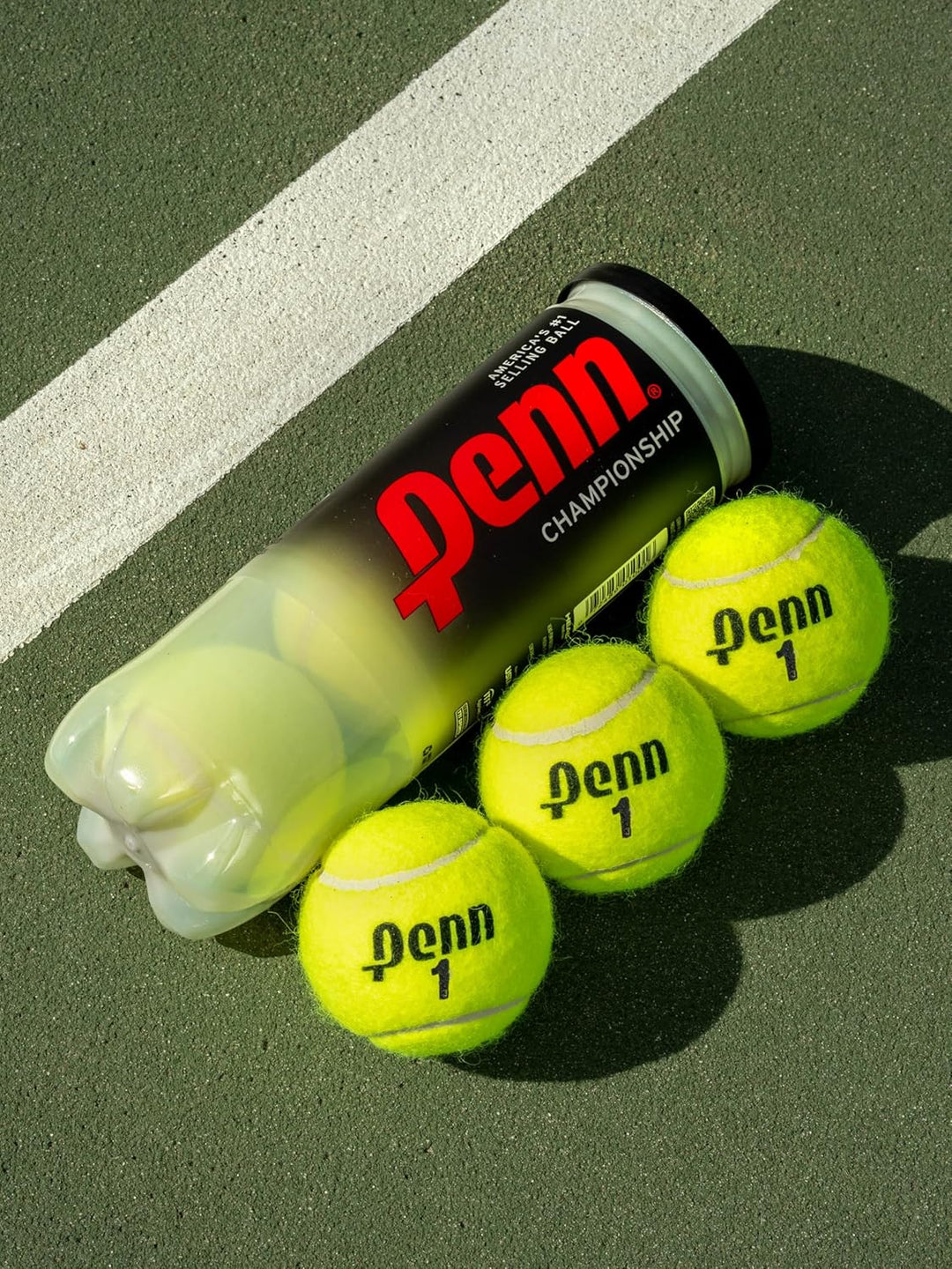 Penn Championship High Altitude Tennisbälle – extra belastbare Filz-Tennisbälle unter Druck 12 Dosen