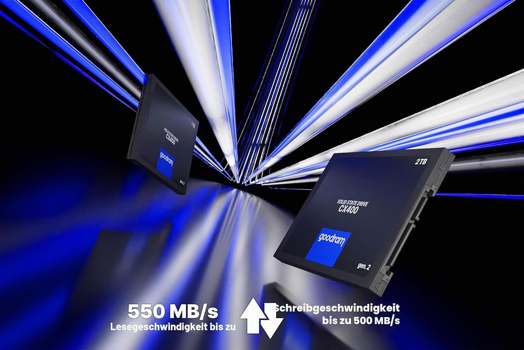 GoodRam CX400 gen.2 2.5 512 GB Serial ATA III 3D TLC NAND 512GB, 512GB
