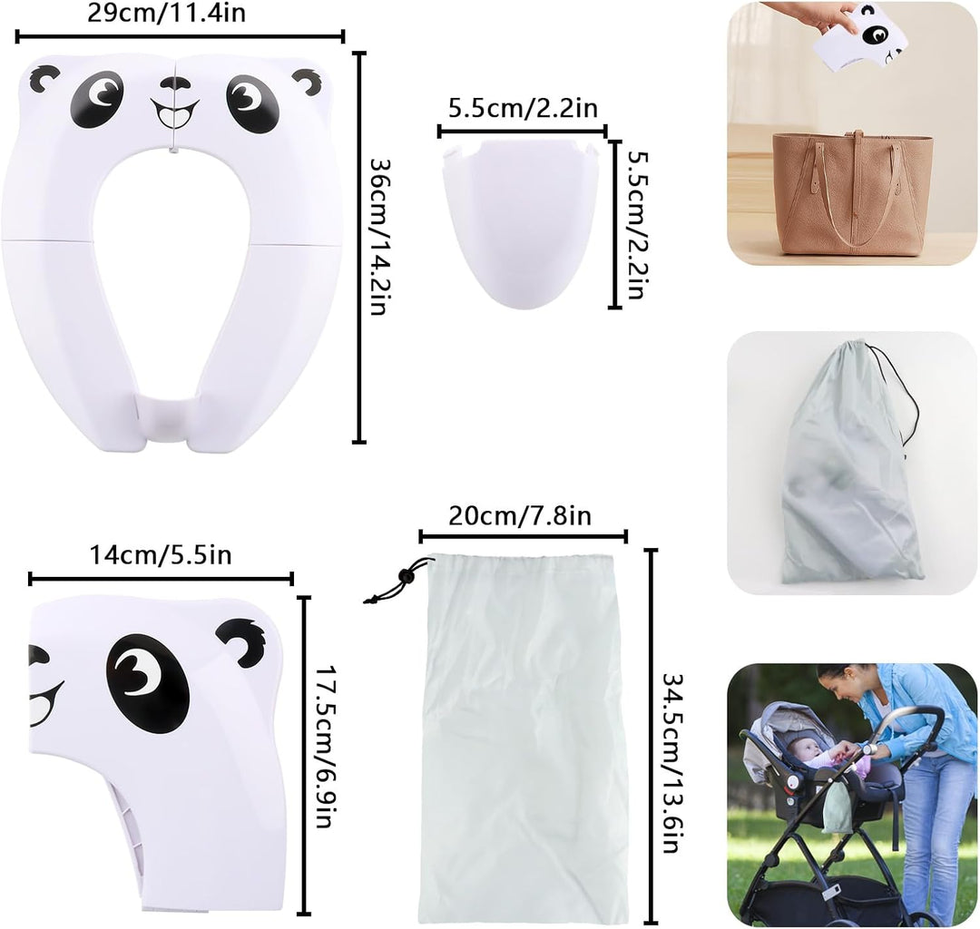 Faltbarer Baby-Toilettensitz, Toilettenadapter für Kinder Toilettensitzbezug, Toilettensitz WC Sitzb