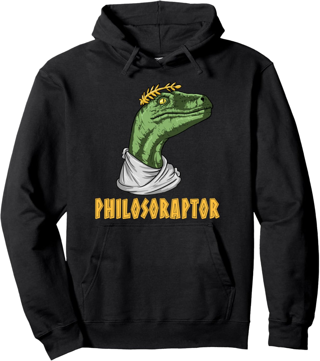 Philosoraptor Velociraptor Philosoph - Lustige Philosophie Pullover Hoodie