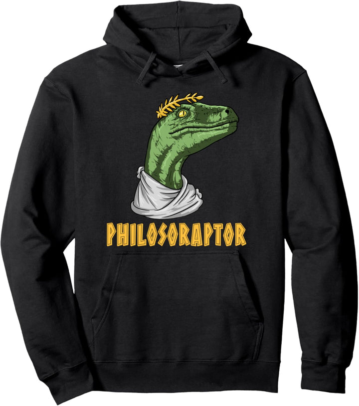 Philosoraptor Velociraptor Philosoph - Lustige Philosophie Pullover Hoodie