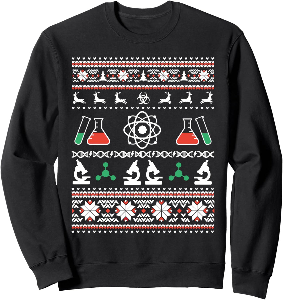 Wissenschaftler Ugly Sweater Lustig Weihnachten Sweatshirt