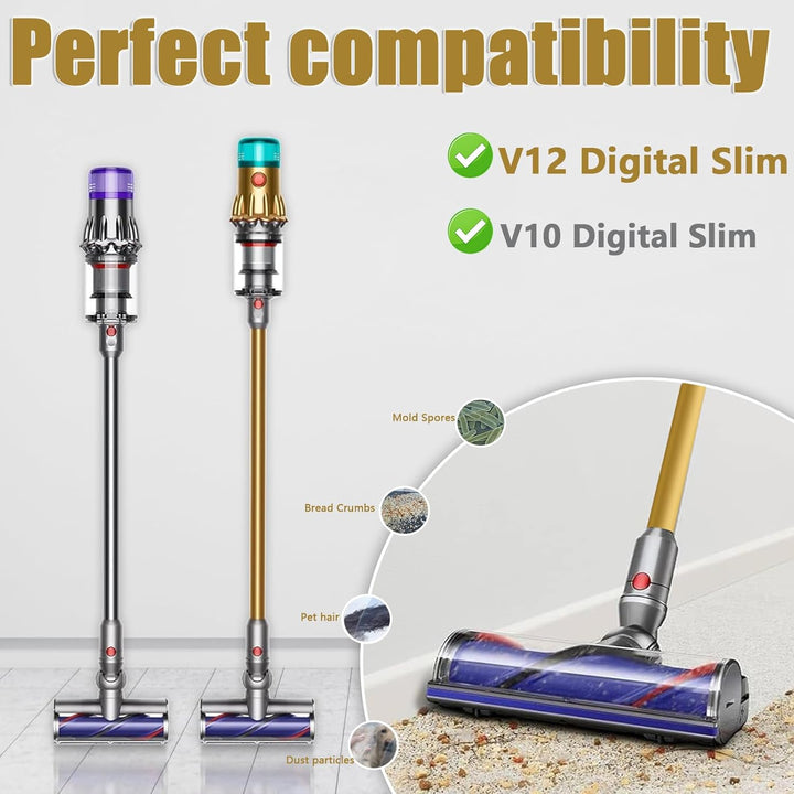 Elektrische Bürste für Dyson V12 Detect Slim V10 Digital Slim, Ersatzteil Direktantrieb Reiniger Kop