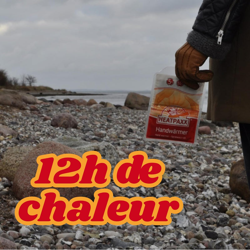 HeatPaxx Handwärmer | 5, 10, 15 oder 40 Paar | EXTRA WARM | Handliche Taschenwärmer, Wärmekissen für