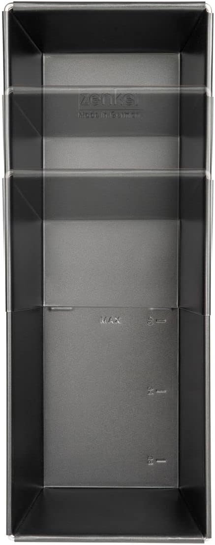 Zenker Brotbackform ausziehbar (28 - 40 cm x 16 cm), Kastenform, für saftige Brote und Kuchen, verst