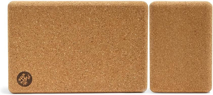 Manduka Unisex-Erwachsene Cork Yoga-Block 4" x 6" x 9", 4" x 6" x 9"