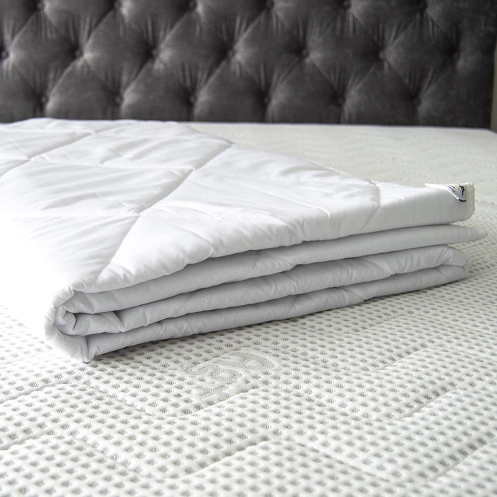 Matratzenauflage Matratzenschoner Topper mit 4 Eckgummis aus Mikrofaser (180 x 200 cm), 180 x 200 cm