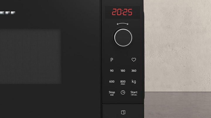 Neff FLAWG20S2 Mikrowelle, N30, 44x26 cm (BxH), LED Display, Bedienknebel & 1 Touch Buttons, seitlic
