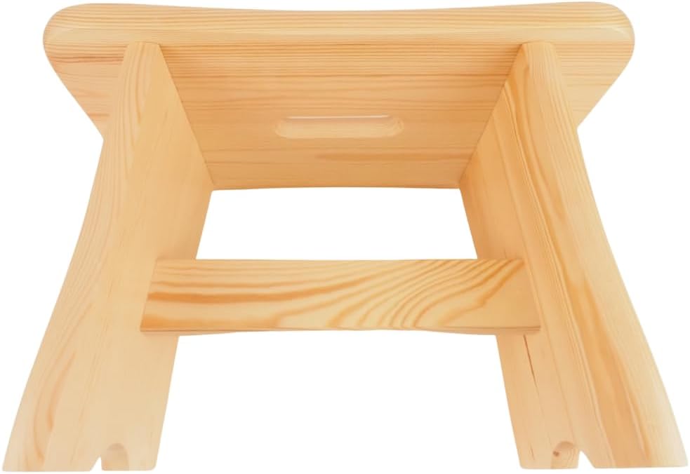 Kiefernholz Hocker lackiert Stabiler universeller Holztritt Robuster