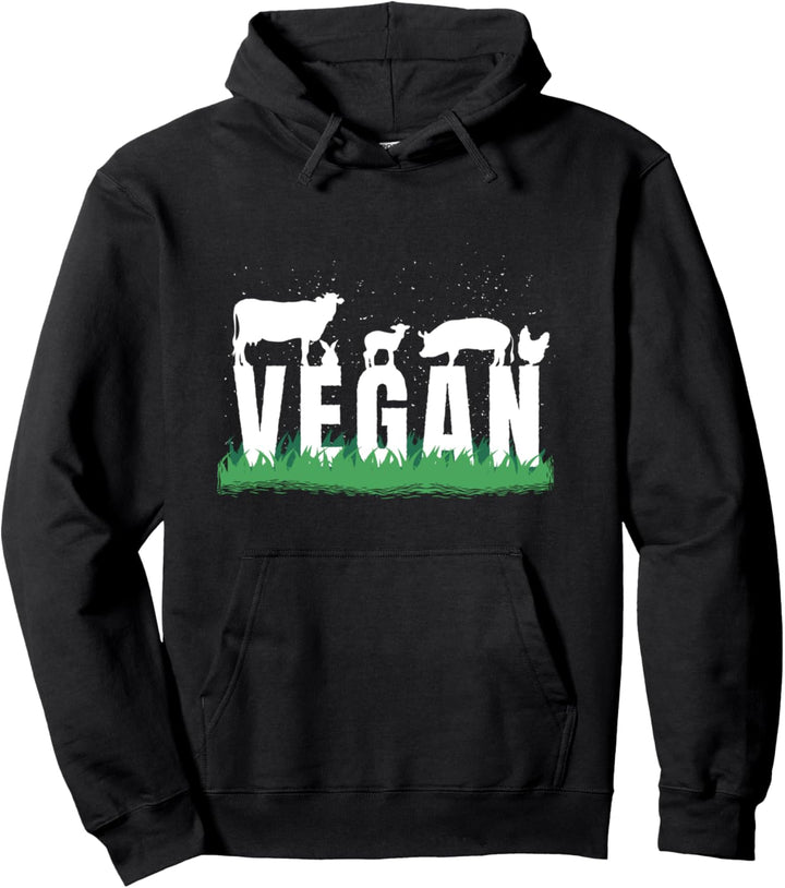 Tiere, vegan Pullover Hoodie