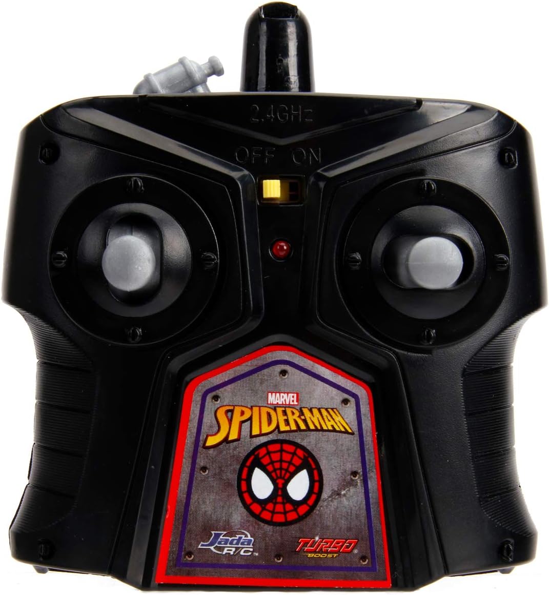 Jada Toys 253228000 Spider Marvel RC Spiderman, Buggy, Ferngesteuertes Auto, Turbofunktion, 2-Kanal