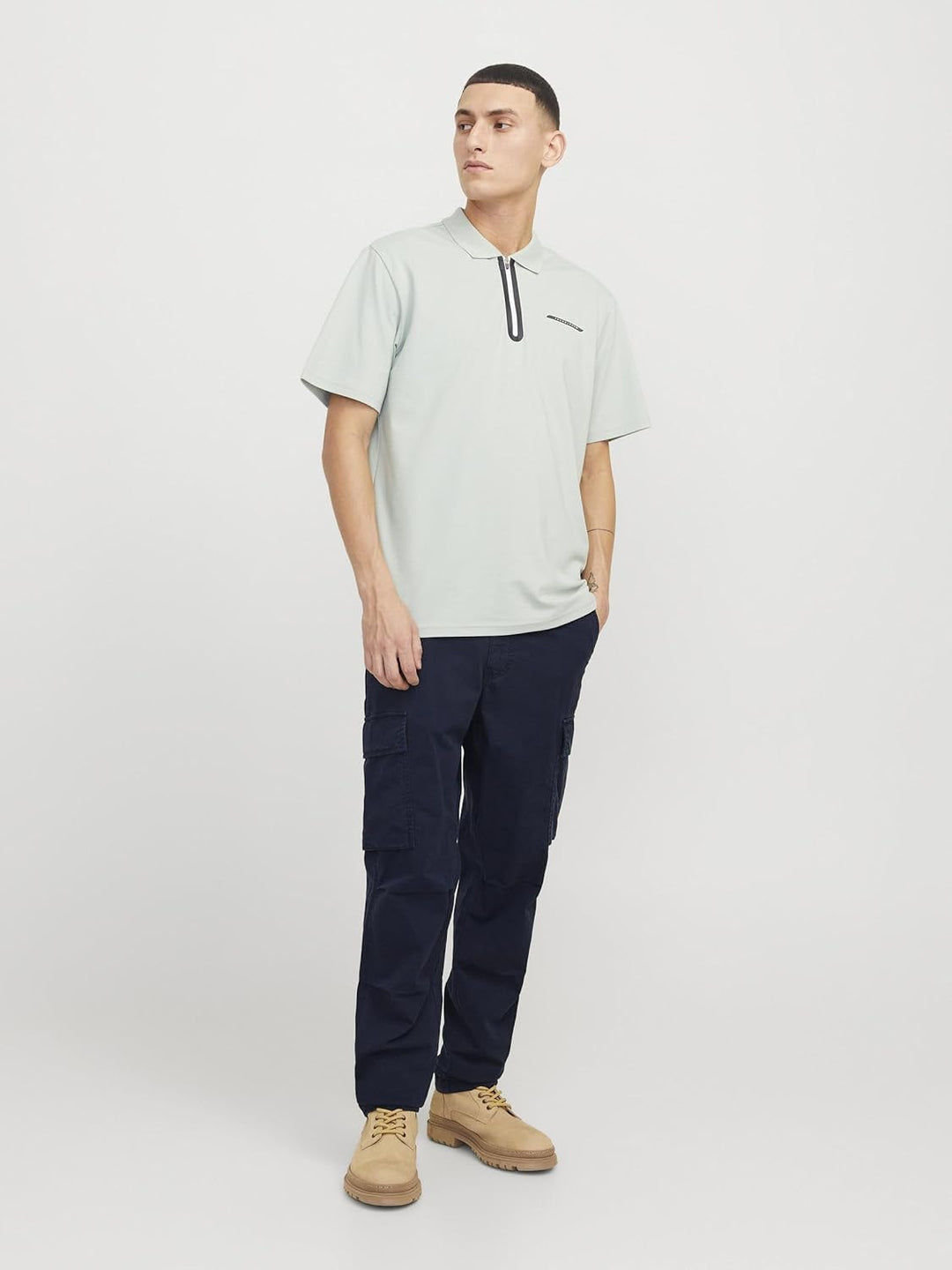 JACK & JONES Male Cargo-Hose Tapered Fit Cargo-Hose 29W / 30L Dark Navy, 29W / 30L Dark Navy