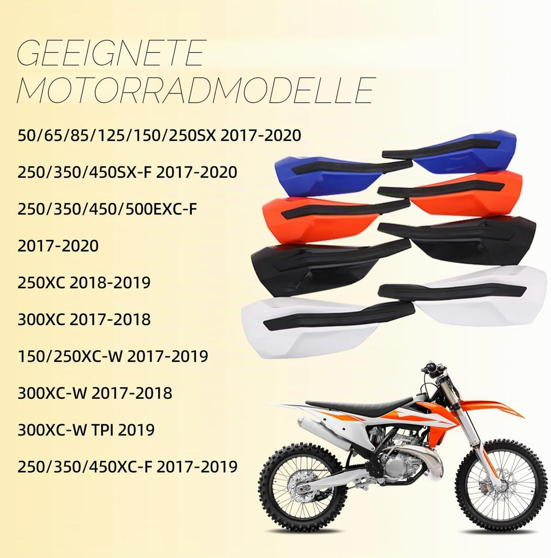 JFG RACING Handguards,Handguards Motorrad Handschutz Motorrad Universal Für 22mm 28mm Lenker SX SXF