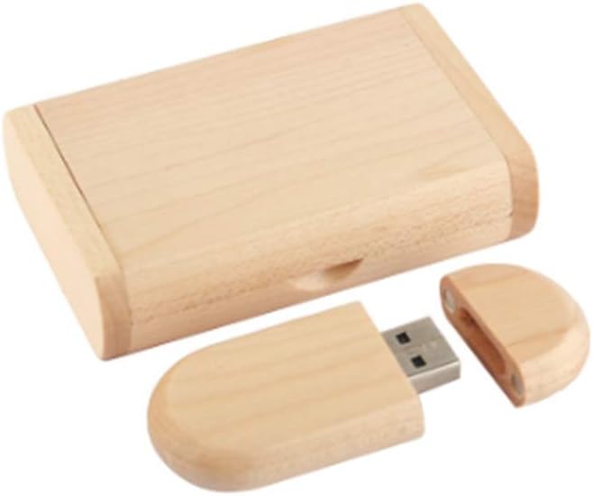 Anloter Wood Flash Drives 5 Pack Wooden USB Drive 32GB USB 2.0 Thumb Drive USB Flash Drive Wooden Me