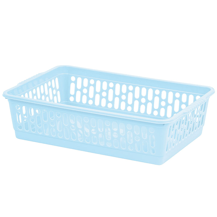 #11 24x Aufbewahrungskorb blau - 25 x 15 - Körbchen - Kunststoffkorb - Organizer - Ordnung - Aufbewa