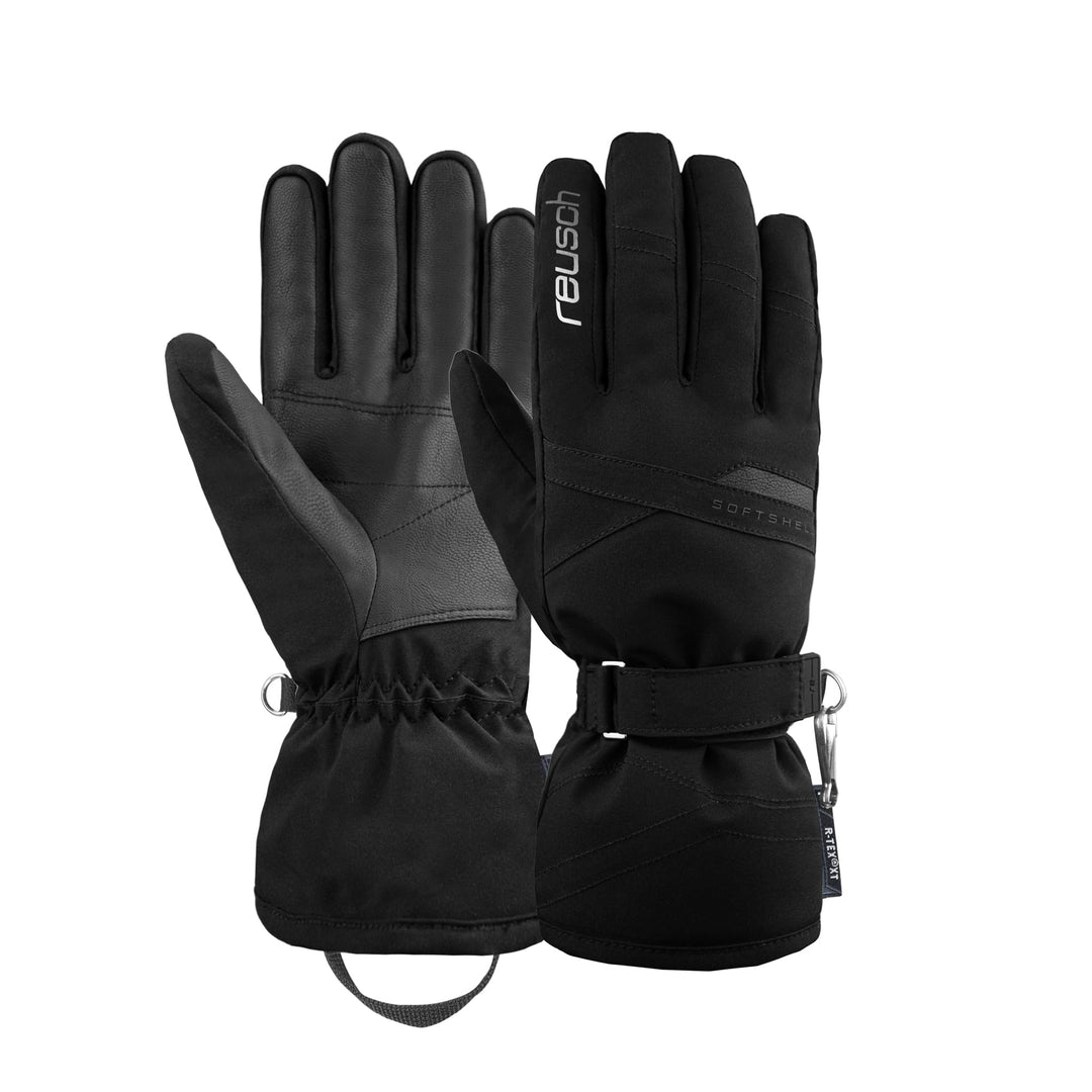 Reusch Damen Handschuhe Helena R-tex Xt Extra Warm, Wasserdicht, Atmungsaktiv 7 schwarz / silber, 7