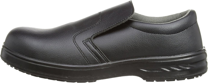 Portwest Steelite Sicherheitsslipper S2, Grösse: 39, Farbe: Schwarz, FW81BKR39 39 EU Schwarz, 39 EU