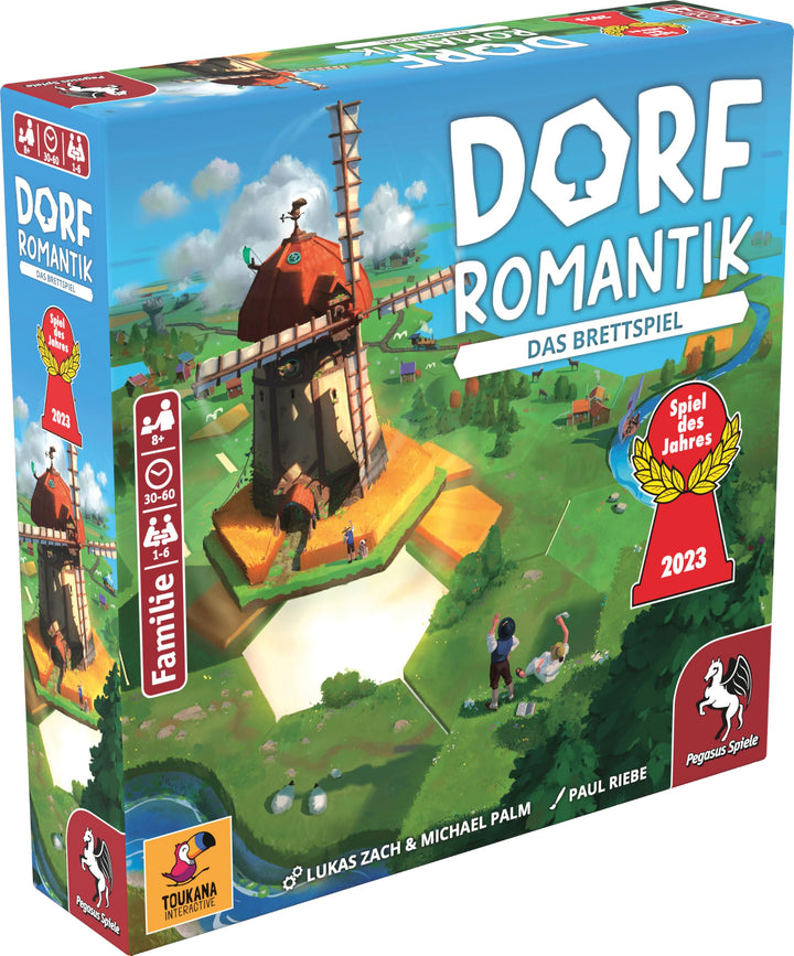 Pegasus Spiele 51240G Dorfromantik *Spiel des Jahres 2023* Brettspiele Pegasus Spiele 51240G Single,