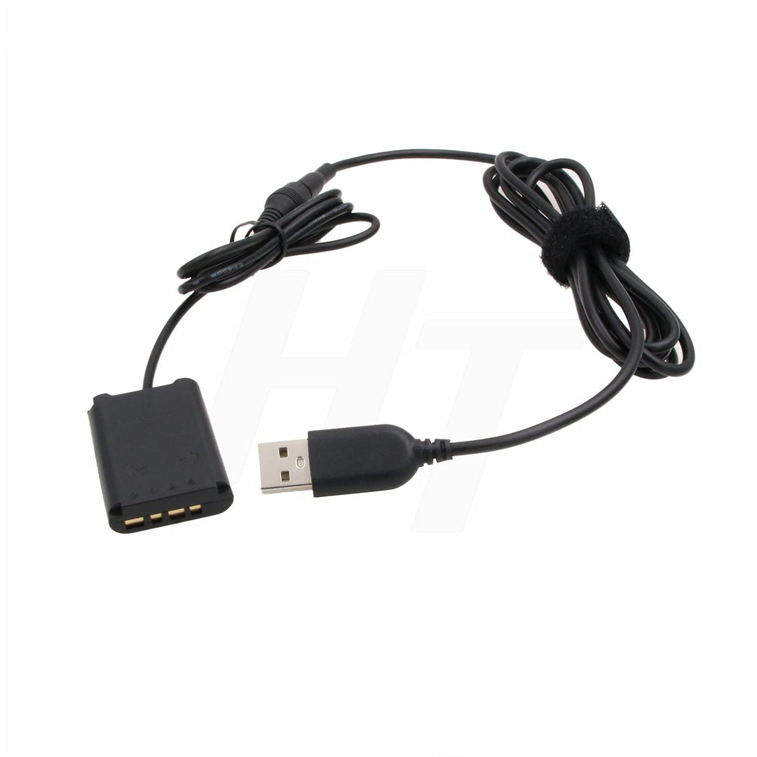 HangTon 5V USB zu NP-BX1 Dummy-Akku für Sony ZV1 M4 M7 RX100 RX1R WX800 HX99 Kamera