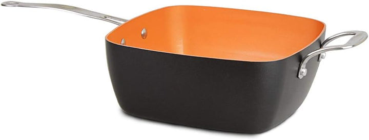 CS Kochsysteme 6 in 1 Multipfannenset KUPFERBERG indukionsfähiges Multi-Pfannenset zum Kochen, Brate