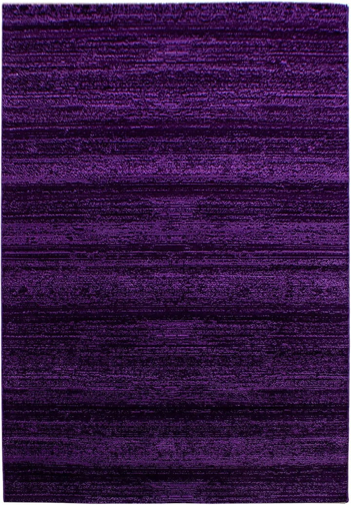 Carpetsale24 Teppich Wohnzimmer Unicolor - Einfarbig Lila Meliert 160 x 230 cm - Kurzflor Teppich Sc
