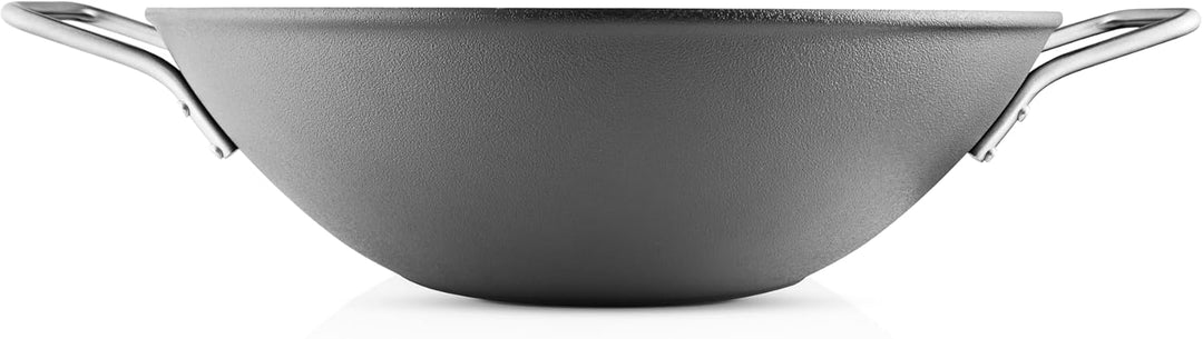 Eva Trio | Grey Line Wok 5,0 l 32 cm keramische Slip-Let®-Antihaftbeschichtung |EIN vielseitiger Küc