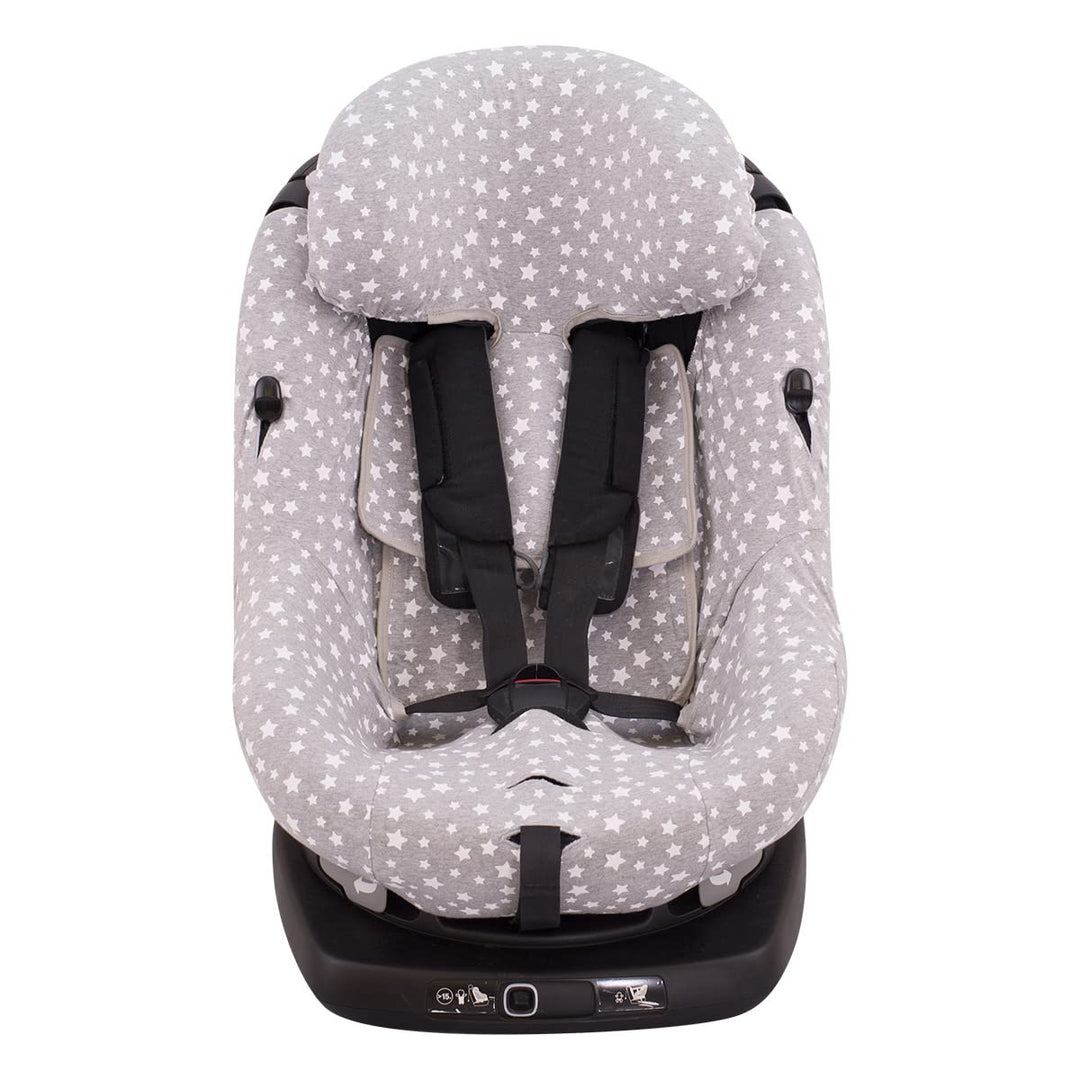JYOKO Kids Bezug kompatibel mit BébéConfort AxissFix (White Star), White Star