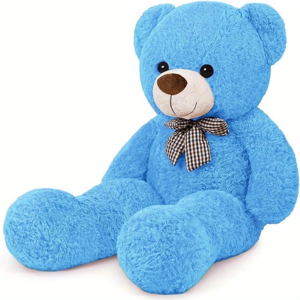 SNOWOLF XXL Teddybär 120cm Riesen Weiches Spielzeug gross Stofftier Plüschtier Plüschbär Kuschelbär