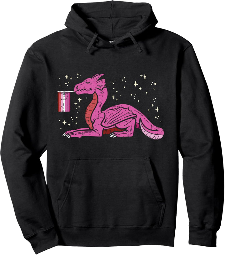 Dragon Mythical Animal LGBT Lesbian Flag Gay Pride Ally Pullover Hoodie