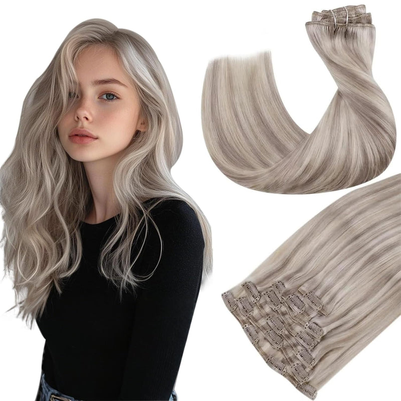 Hetto Blond Clip in Echthaar Extensions Remy Clip in Extensions Echthaar Naturlich Clip in Extension