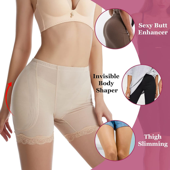 FEOYA Damen Butt Lifter Push-up Panties Miederslip mit Bauch-Weg-Effekt Miederpants String Mieder Bu