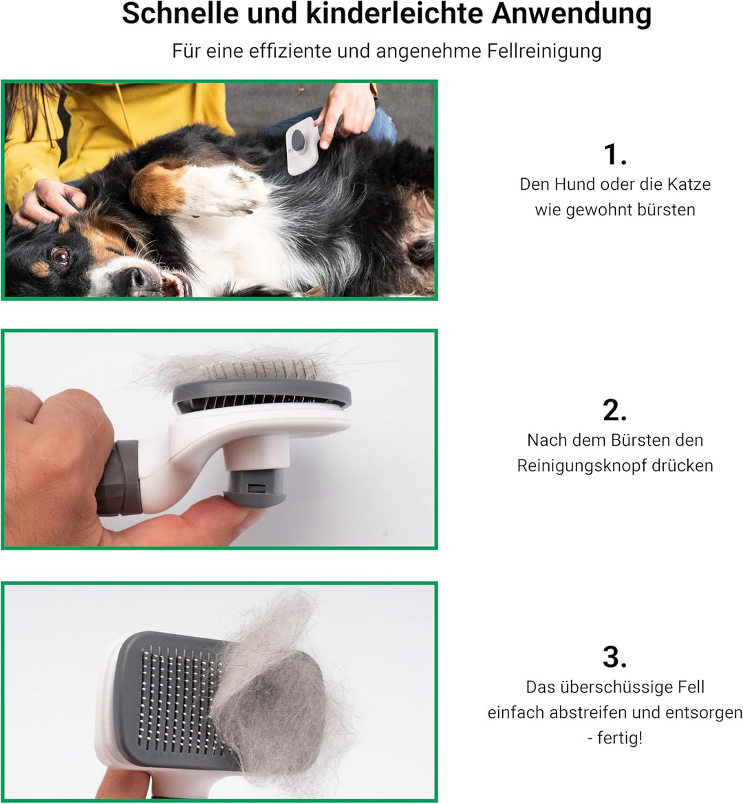 FinoPet Katzennetz für Balkon [Plus Drahtverstärkt] 8x3 Meter mit Katzenbürste und inklusive Befesti
