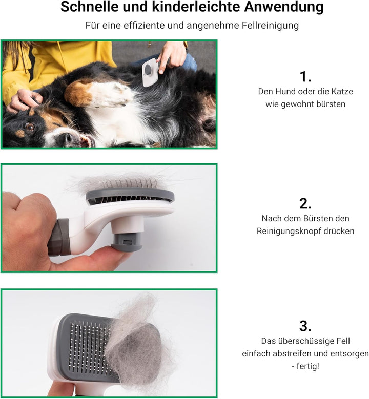 FinoPet Katzennetz für Balkon [Plus Drahtverstärkt] 8x3 Meter mit Katzenbürste und inklusive Befesti