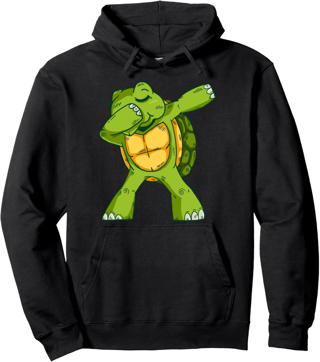 Süsse Dabbing Schildkröte Geschenk Pullover Hoodie