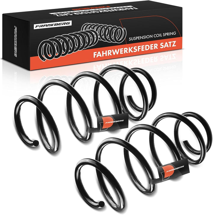 Frankberg 2x Federn Fahrwerksfeder Vorderachse Kompatibel mit Clio III BR0/1 CR0/1 2005-2010 Clio II