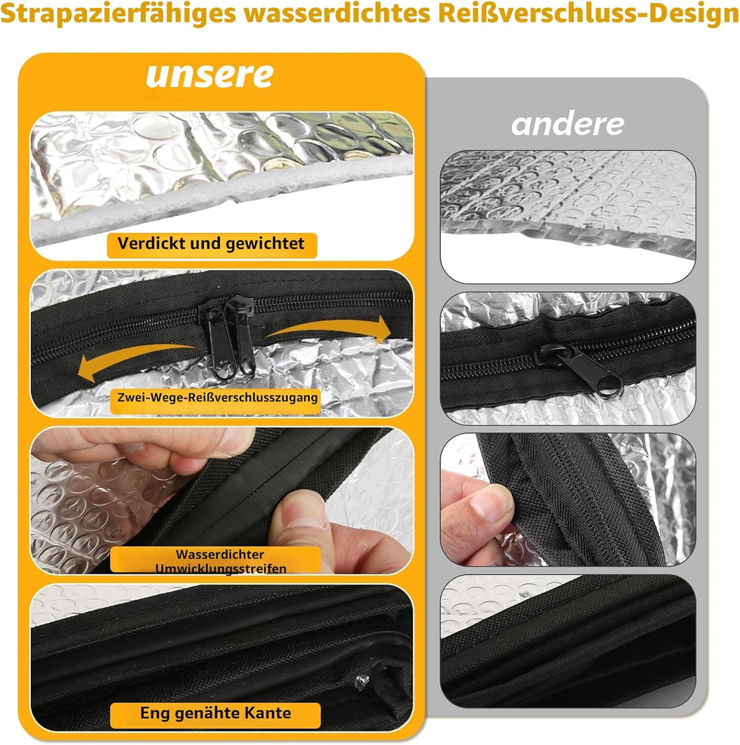Dachbodentreppen Isolierung Abdeckung 137 x 63 x 28 cm, Dachluke Leiter Dämmung Feuerfest mit Wasser