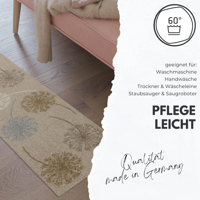Salonloewe Zerbino lavabile Glamour Dots Grigio 75 x 120 cm SLD0457-075x120